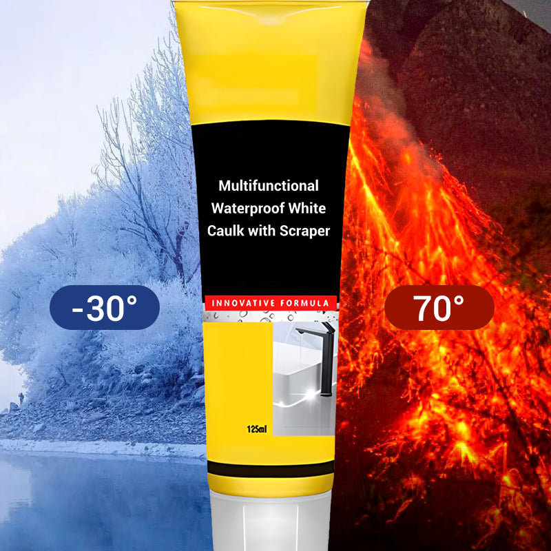 Masilla blanca impermeable multifuncional con rascador