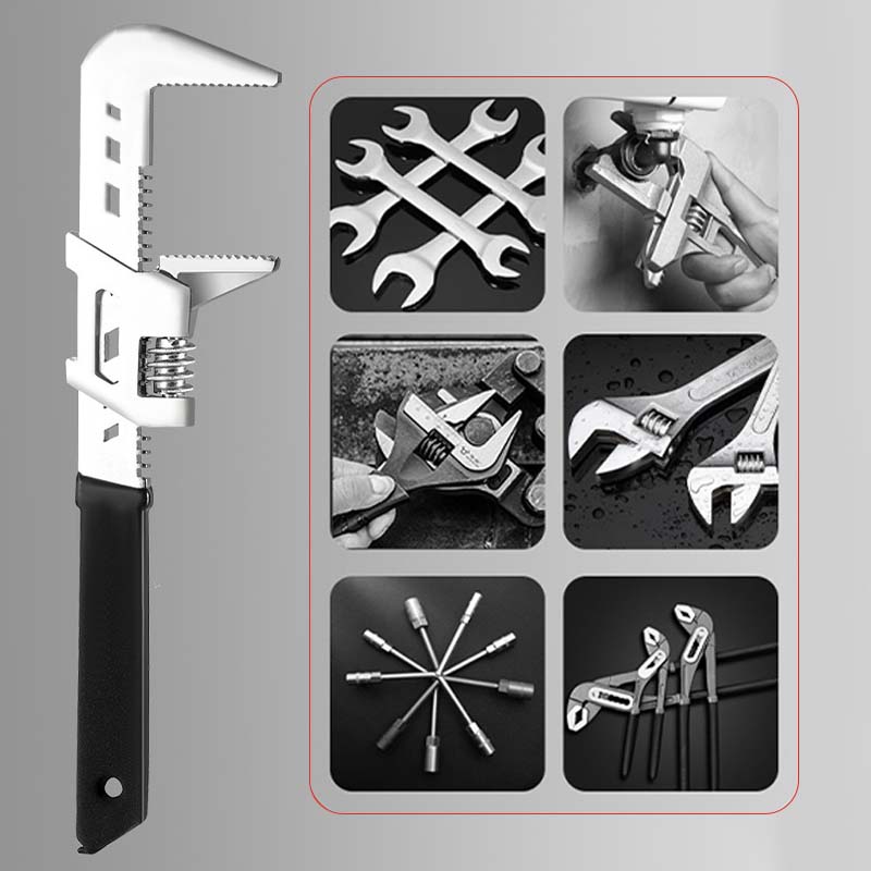 Llave Ajustable de Apertura Amplia