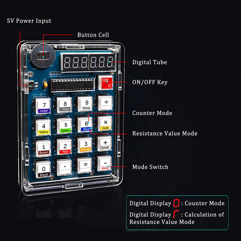 Kit electrónico de formación en soldadura de circuitos impresos