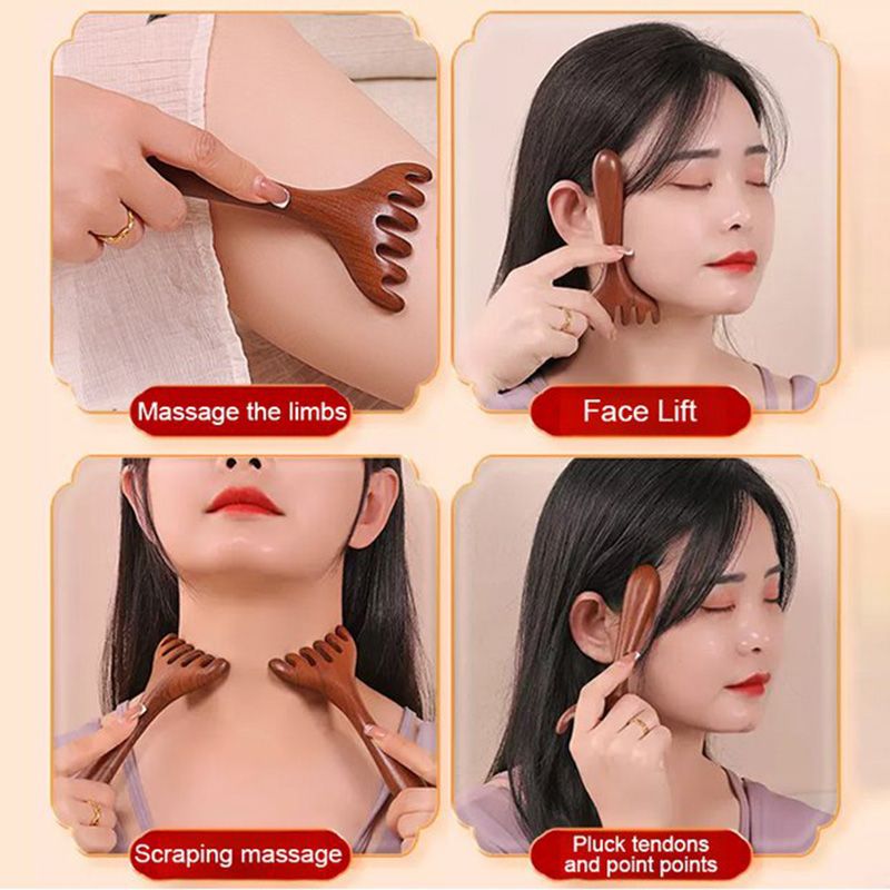 ✨¡Oferta imperdible! 50% de descuento en peine de masaje meridiano de seis garras🪮