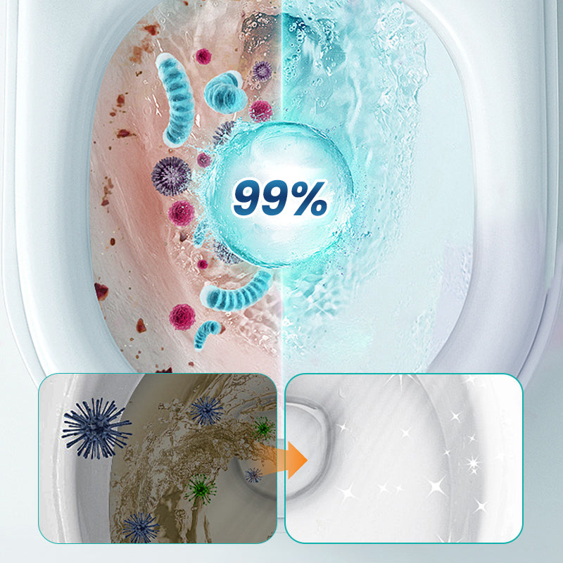 Solución de limpieza espuma para inodoros sin frotar