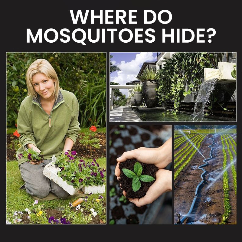 Estaca de lámpara solar antimosquitos