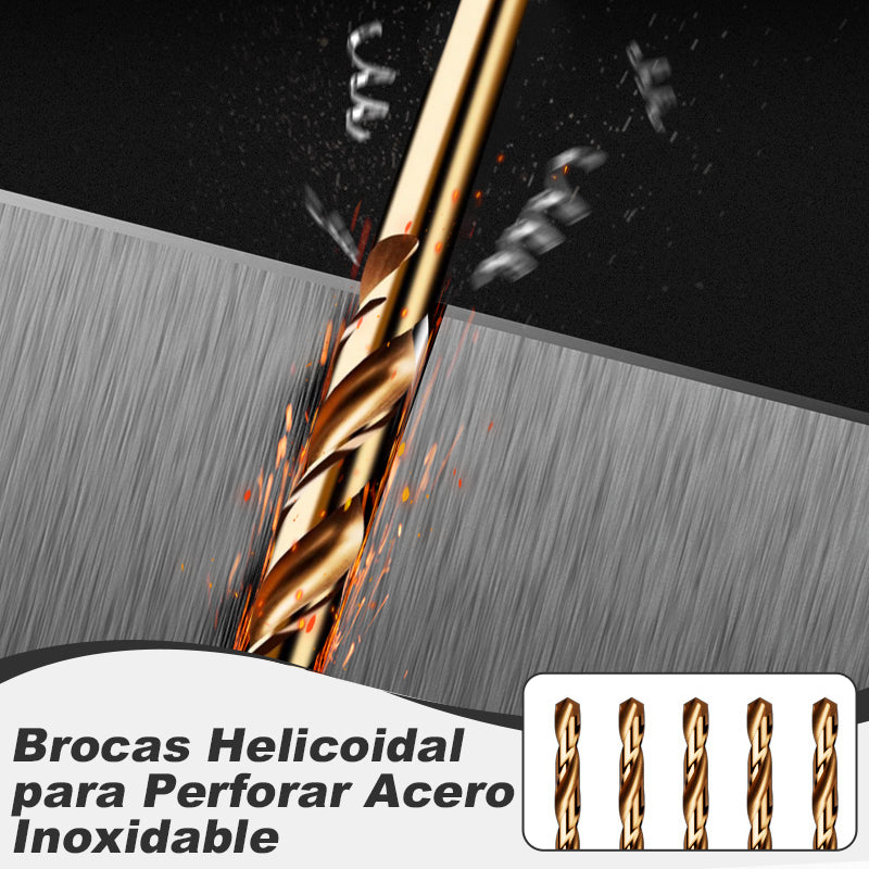 Brocas Helicoidal para Perforar Acero Inoxidable