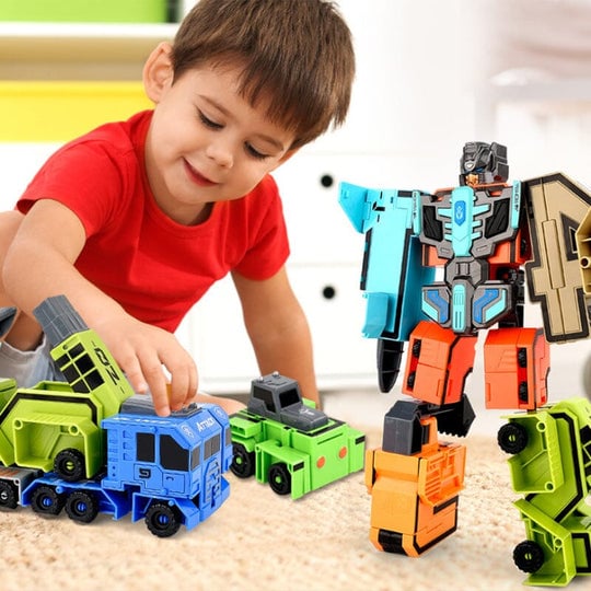🤖🔥Oferta 2025🔥Juguete divertido y educativo Robot de transformación de números de deformación: ¡genial e inteligente!🤖