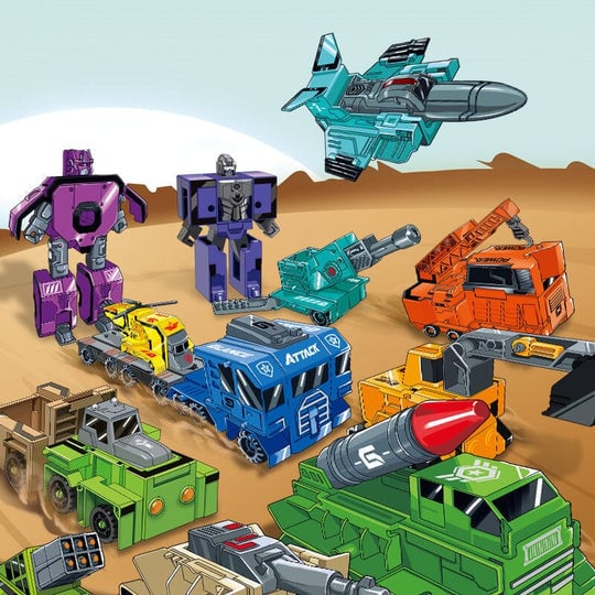 🤖🔥Oferta 2025🔥Juguete divertido y educativo Robot de transformación de números de deformación: ¡genial e inteligente!🤖
