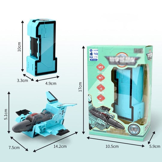 🤖🔥Oferta 2025🔥Juguete divertido y educativo Robot de transformación de números de deformación: ¡genial e inteligente!🤖