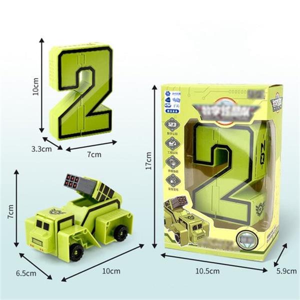 🤖🔥Oferta 2025🔥Juguete divertido y educativo Robot de transformación de números de deformación: ¡genial e inteligente!🤖