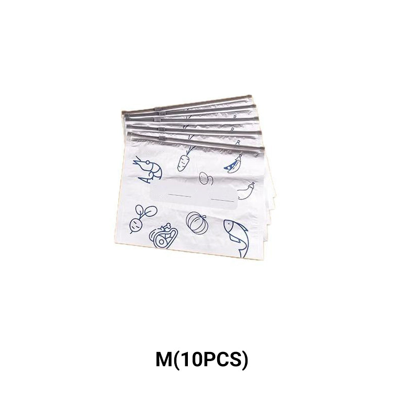 Bolsas de almacenamiento reutilizables con cierre de papel de aluminio