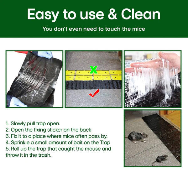 🐭 Trampa Adhesiva Grande para Ratones ✨ —— 50% de descuento! Hasta agotar existencias!