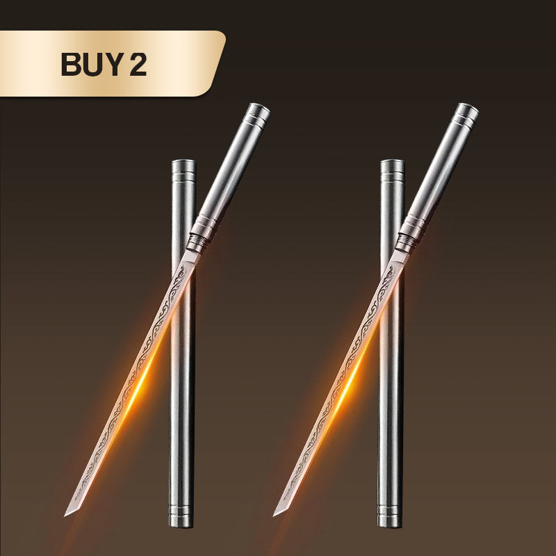 Cuchillo multiusos portátil para frutas con funda