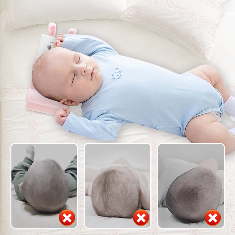 🔥Almohada moldeadora transpirable para el desarrollo del bebé en cualquier estación del año