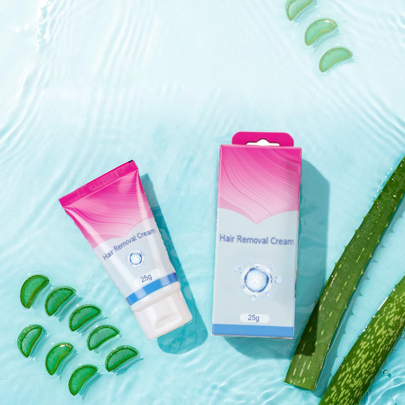 Crema depilatoria suave y refrescante