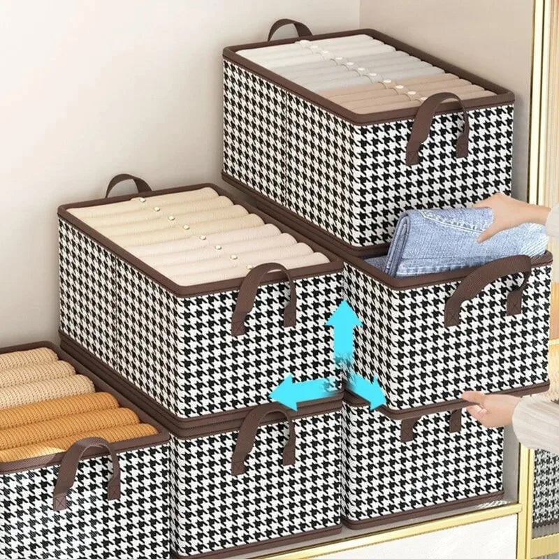 🎁¡ÚLTIMO DÍA COMPRA 2 Y LLÉVATE 1 GRATIS!⏳Organizador de jeans plegable para armario