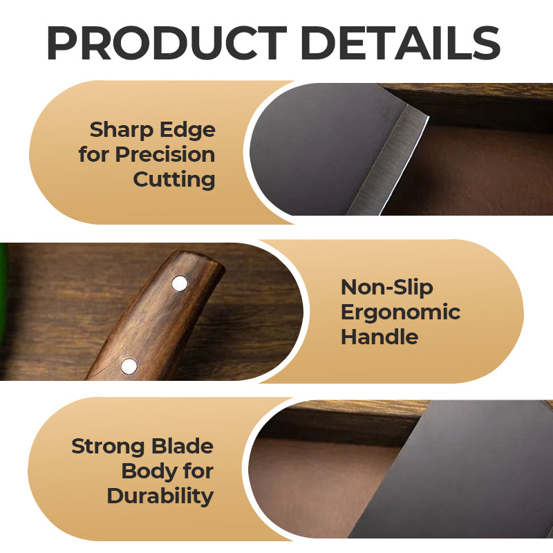 Cuchillo de cocina afilado y durader
