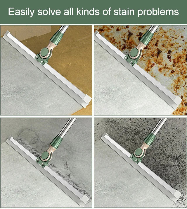 Escoba limpiadora de pisos de silicona multifuncional