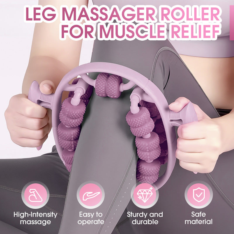 🔥Rodillo Masajeador de Piernas💆♀️¡Alivio Muscular Definitivo!✨