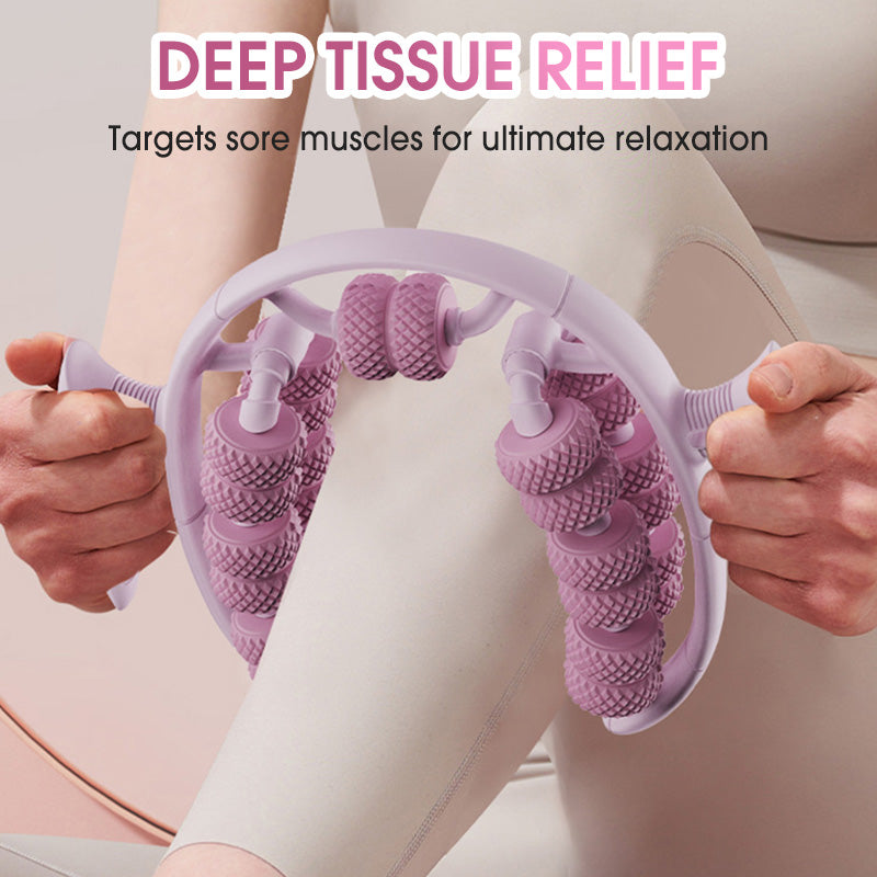 🔥Rodillo Masajeador de Piernas💆♀️¡Alivio Muscular Definitivo!✨