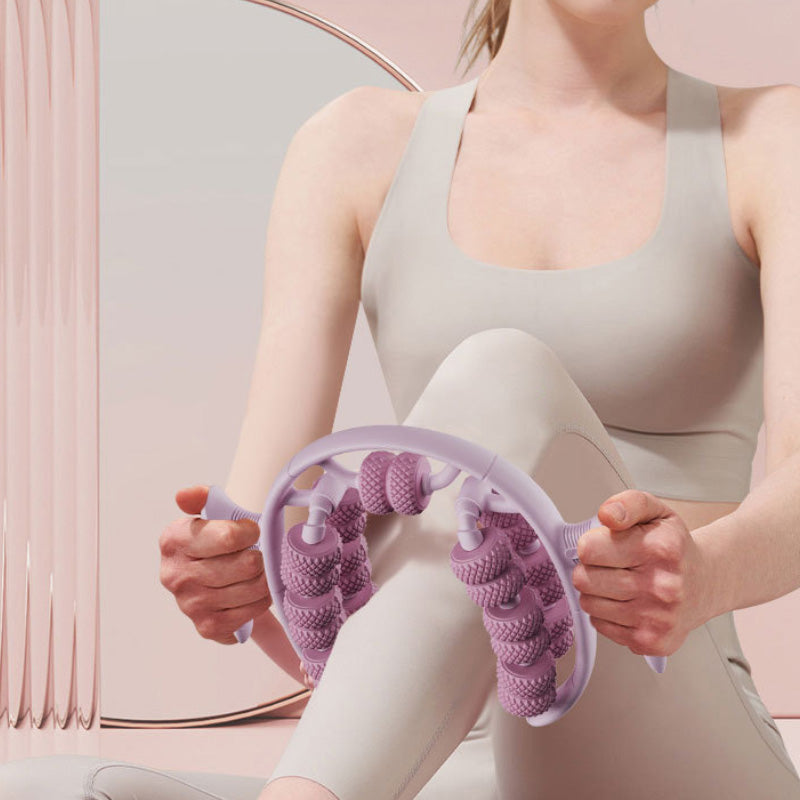 🔥Rodillo Masajeador de Piernas💆♀️¡Alivio Muscular Definitivo!✨