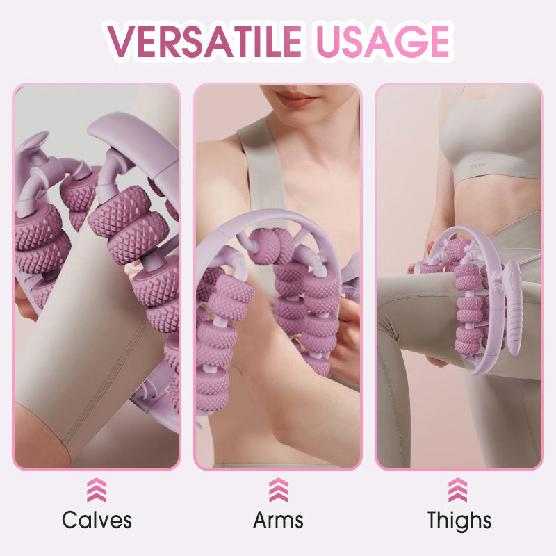 🔥Rodillo Masajeador de Piernas💆♀️¡Alivio Muscular Definitivo!✨