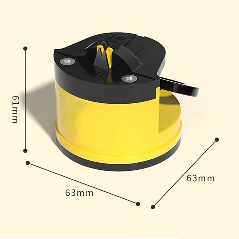 Mini afilador de cuchillos con base de succión