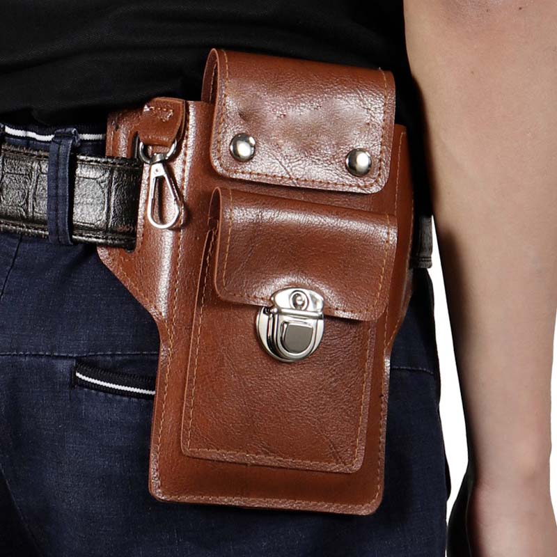 Funda impermeable para teléfono móvil para hombre, tipo cinturón.