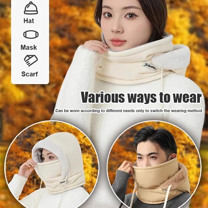 🧣 ¡60% DE DESCUENTO! ❄️ Gorra Térmica con Mascarilla Integrada - Protección Total contra el Frío para Esquí/Moto/Ciudad, Unisex y Cómoda 🏂🔥