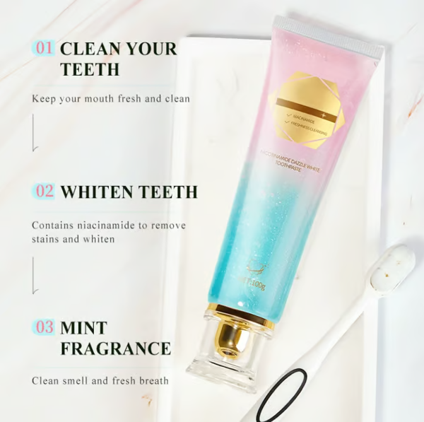 ✨ 🦷 Pasta de dientes blanqueadora con niacinamida: ¡para dientes más blancos y saludables!
