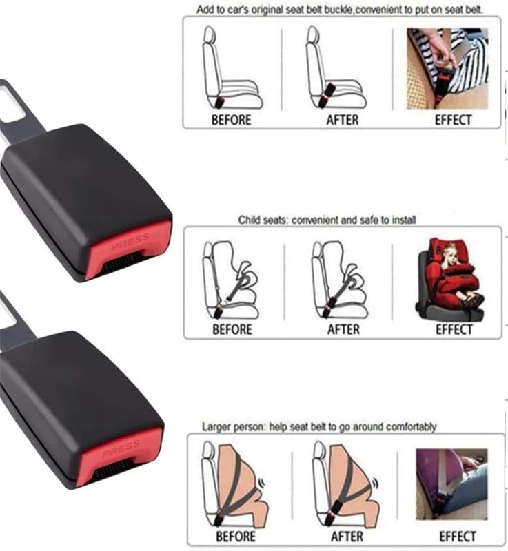 Extensor de Hebilla para Cinturón de Seguridad del Auto