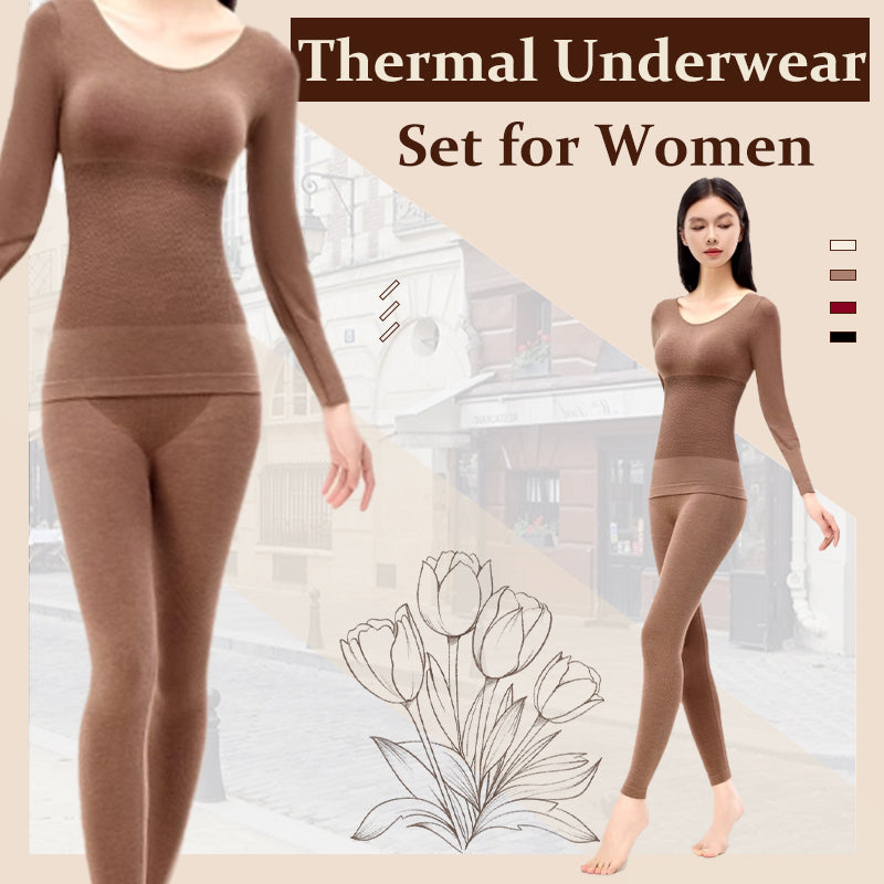 Conjunto de ropa interior térmica para muje