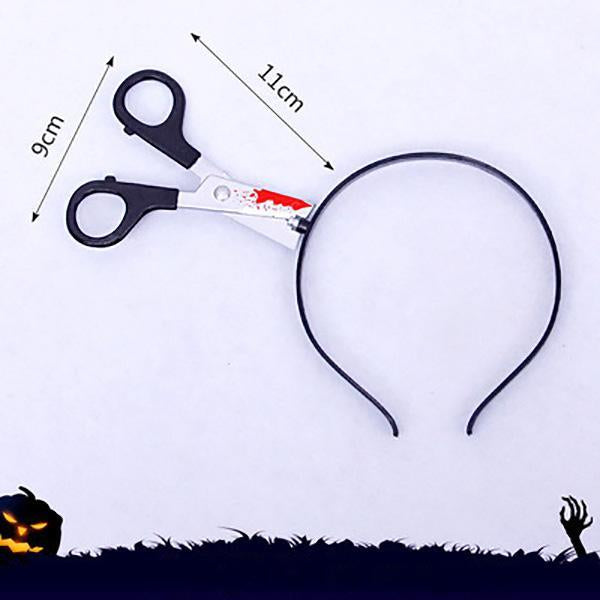 Accesorio de Halloween con diadema de cuchillo