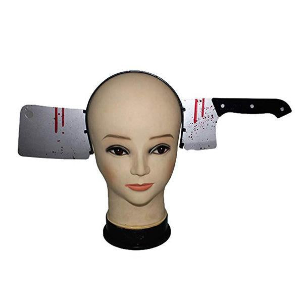 Accesorio de Halloween con diadema de cuchillo