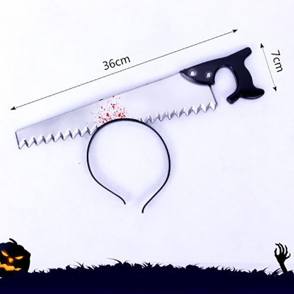 Accesorio de Halloween con diadema de cuchillo