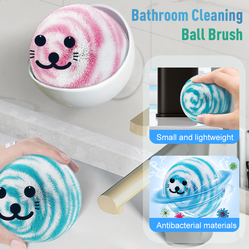 Cepillo de bola antibacteriano para limpieza de baño
