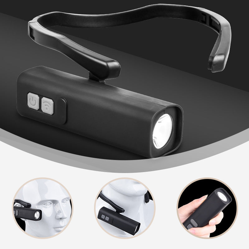 Linterna frontal LED con sensor de movimiento para la oreja