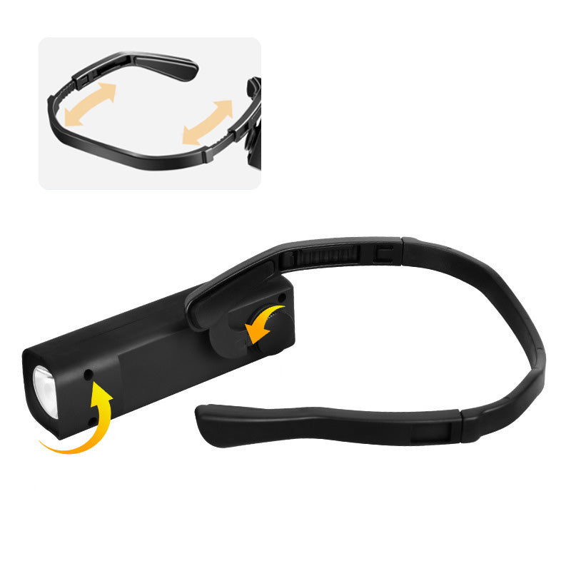 Linterna frontal LED con sensor de movimiento para la oreja