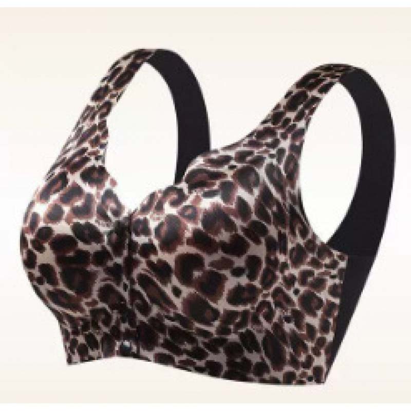 Sujetador push-up estampado sin costuras para mujer