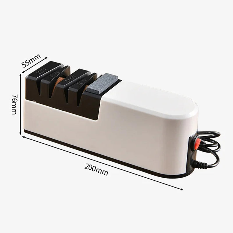 🔪 Afilador Eléctrico Profesional – Afilado Rápido y Preciso, Guía Multiángulo para Cuchillos de Cocina y Exteriores ✨📦