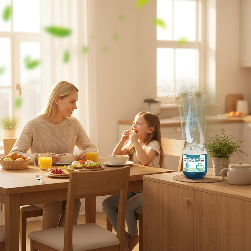 Caja mágica para eliminar el polvo y purificar el aire en interiores