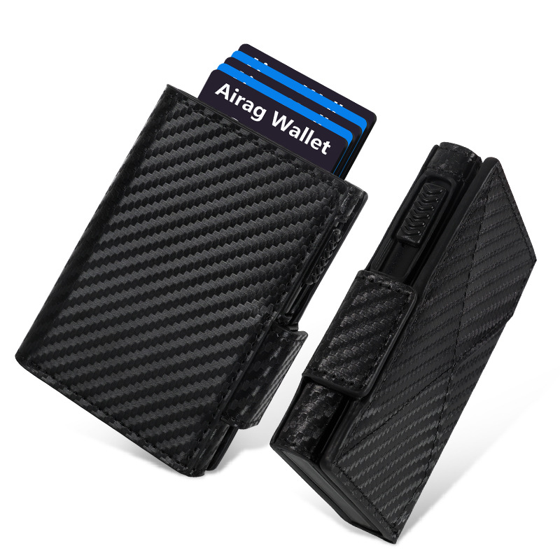 👛🔒 ¡OFERTA 50% OFF! Cartera Delgada RFID para Hombre con Ranura AirTag – Segura, Elegante y con Acceso Rápido a tus Tarjetas 💳✨
