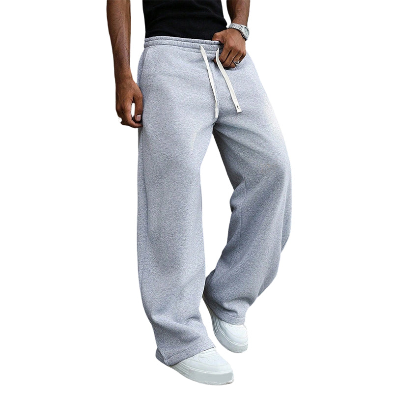 Pantalones Casuales Cómodos para Hombre con Cordón Ajustable