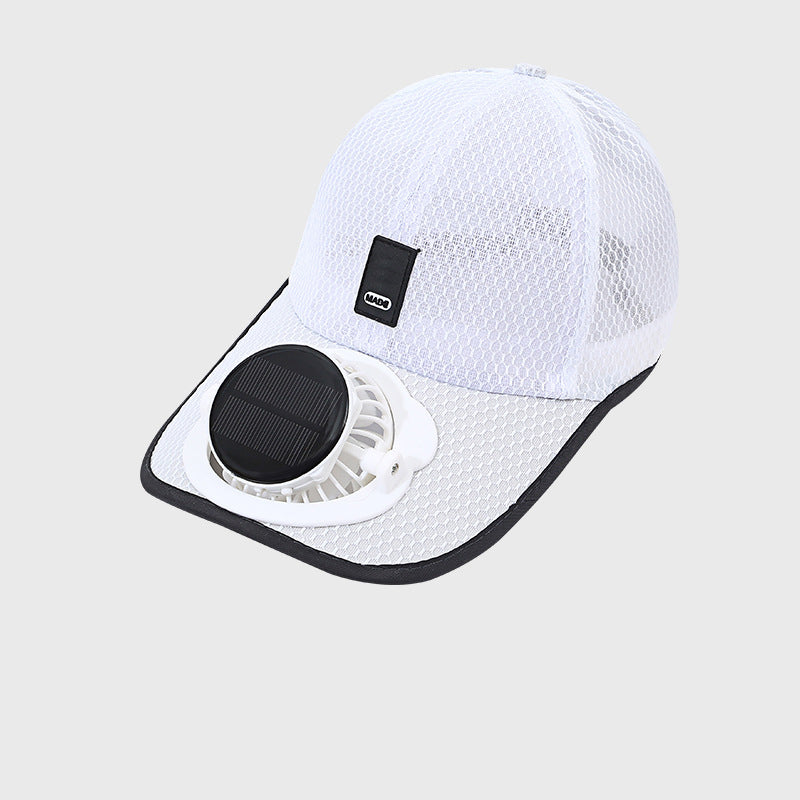 ⏰🔥 ¡50% DE DESCUENTO POR TIEMPO LIMITADO! 🧢 Gorra de Béisbol Transpirable con Ventilador Solar – Mantente Fresco y Cómodo Bajo el Sol 🌞💨