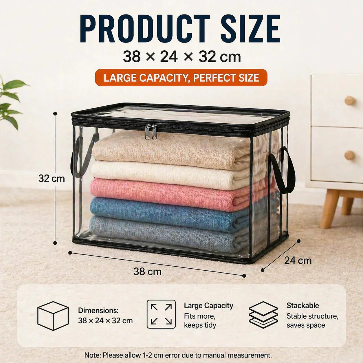 🔥 Oferta por tiempo limitado: ¡50% de descuento! 📦 Bolsa de almacenamiento de plástico grande, resistente, gruesa y transparente para ropa, mudanzas y almacenamiento.