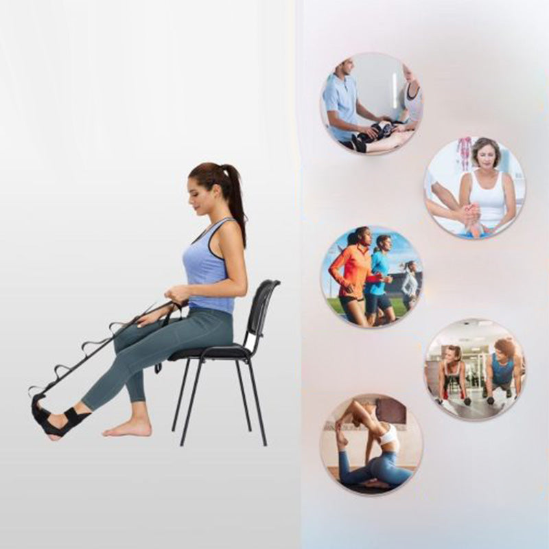 🦵🧘♀️ Correa Multifunción Pierna y Pie – Estiramiento Profundo, Alivio Muscular y Recuperación Física 🏃♂️💆♀️