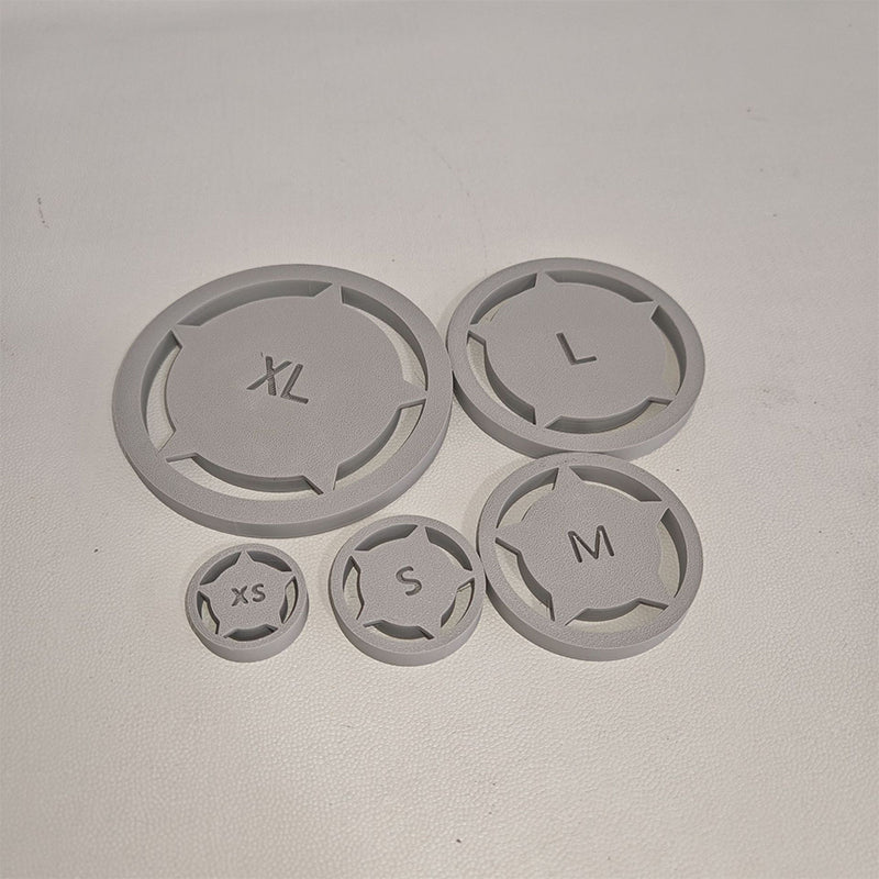 Herramienta de centrado para plantillas de anillos de cerámica para recortar arcilla