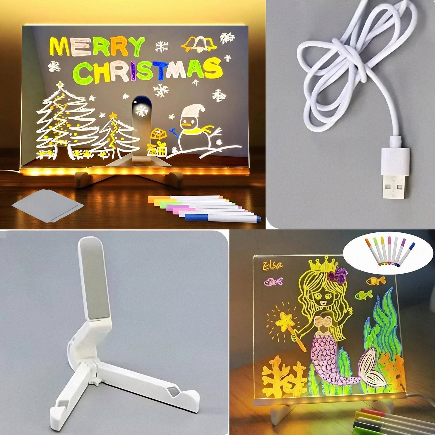 (🌲Early Christmas Sale🎁) -✨LED Note Board with Colors🎨