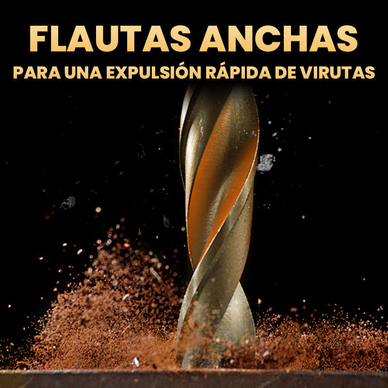 🔥Oferta Caliente 2025🔥Juego de Brocas Excéntricas Serradas de 4 Flautas y Alta Resistencia