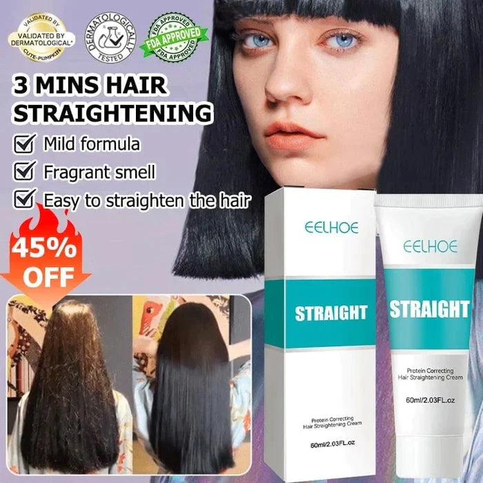💜Compra 2 y llévate 1 gratis💜 - Crema alisadora de cabello con tratamiento de seda y queratina