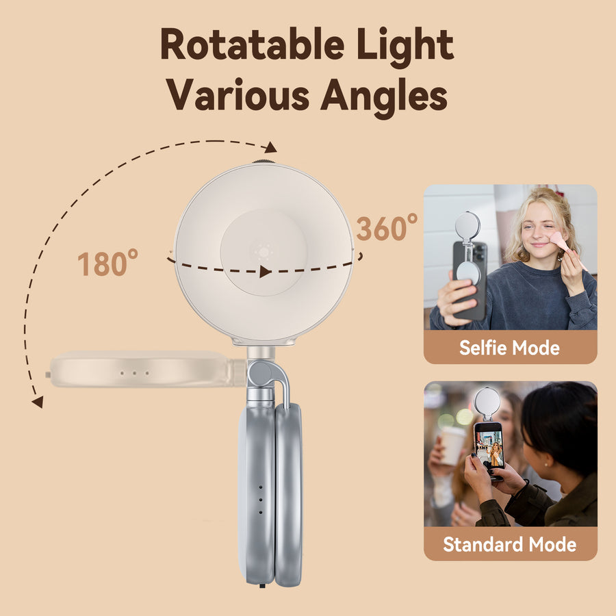 Anillo de luz magnética para selfies Telesin C03