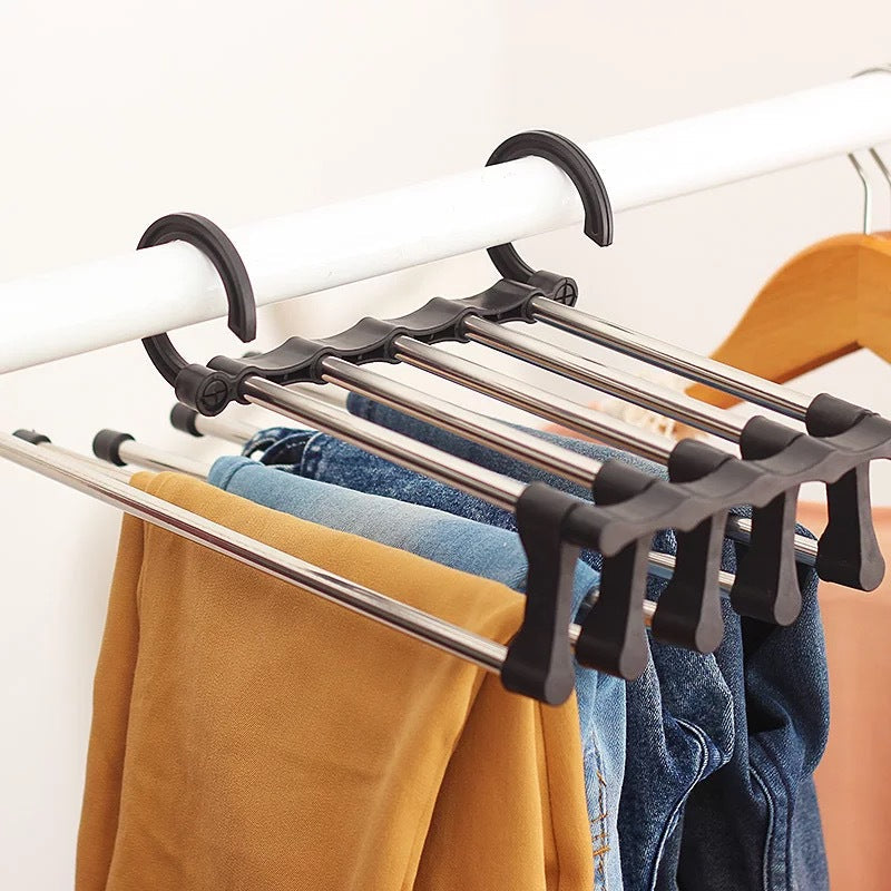 💥 Organizador Multifuncional para Pantalones – Práctico y Ahorra Espacio ✨