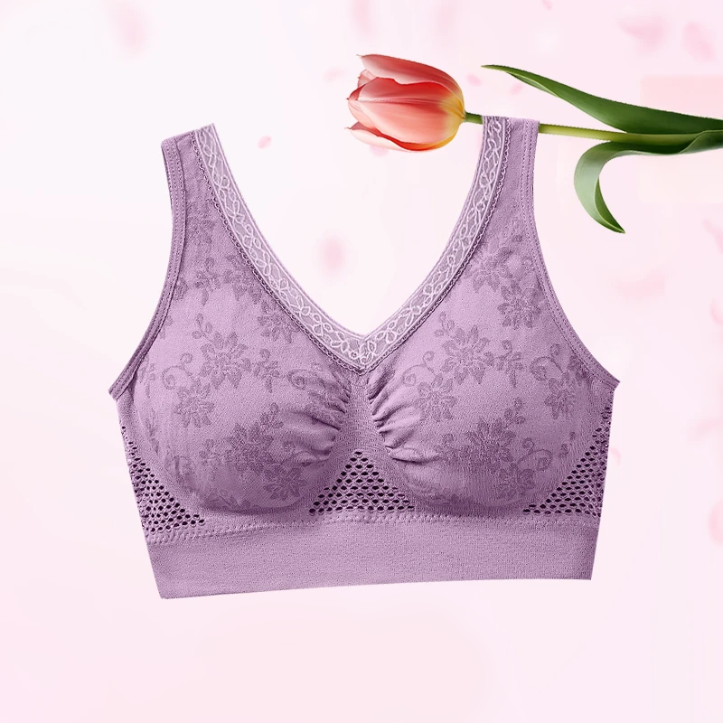 【✨1+1 Gratis - 2 Piezas】Sostén Levantador Cómodo Sin Botones de Puro Algodón